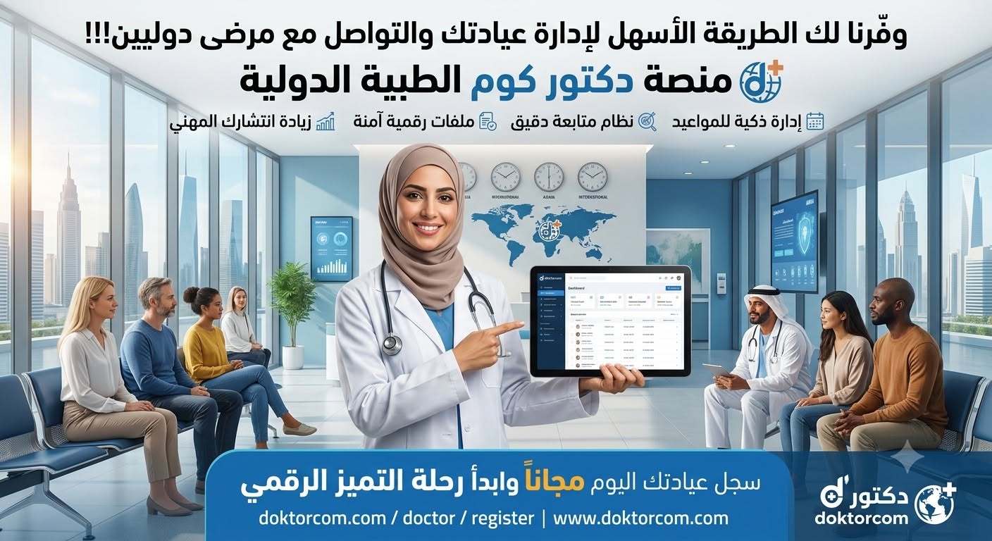 العيادة الذكية بلا حدود!  هل تطمح لتوسيع نطاق عيادتك واستقبال مرضى من مختلف أنحاء العالم؟